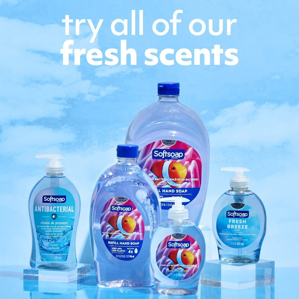 Liquid Hand Soap, Fresh Breeze - 7.5 Fl Oz (Pack of 6)