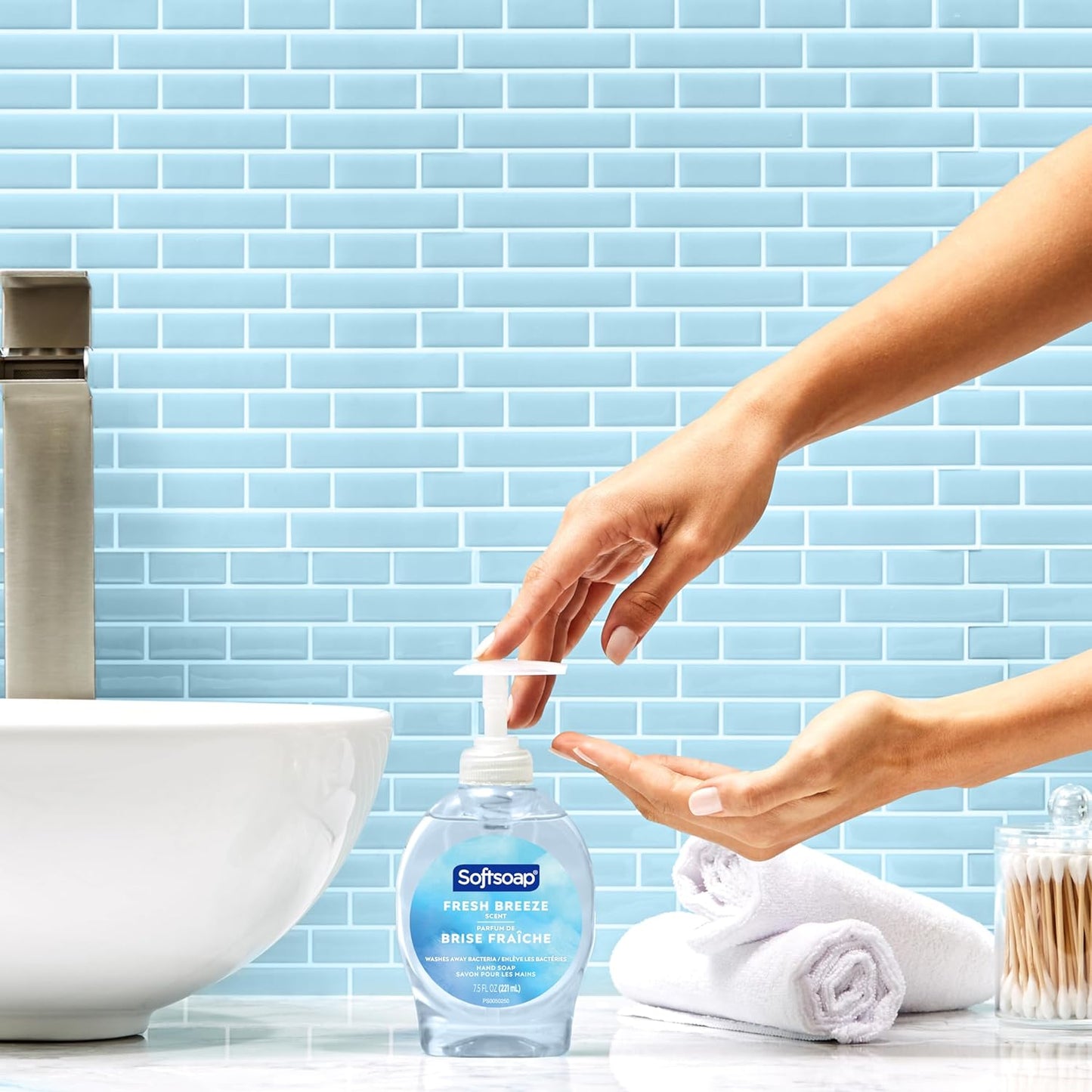Liquid Hand Soap, Fresh Breeze - 7.5 Fl Oz (Pack of 6)