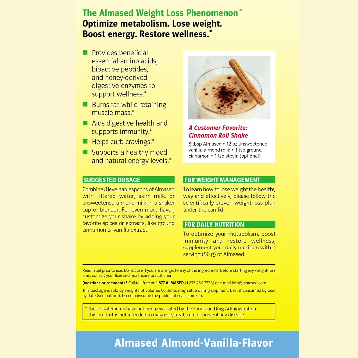 Vanilla Meal Replacement Shake - Low-Glycemic High Plant Base Protein Powder- Nutritional Weight Health Support Supplement - Vanilla Flavor - 17.6 Oz (1.1 Pound (3 Pack))