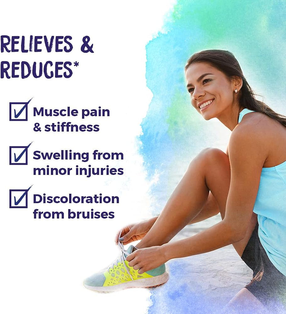 Arnica Montana 30C Homeopathic Medicine for Relief from Muscle Pain, Muscle Stiffness, Swelling from Injury, and Discoloration from Bruises - 3 Count (240 Pellets)