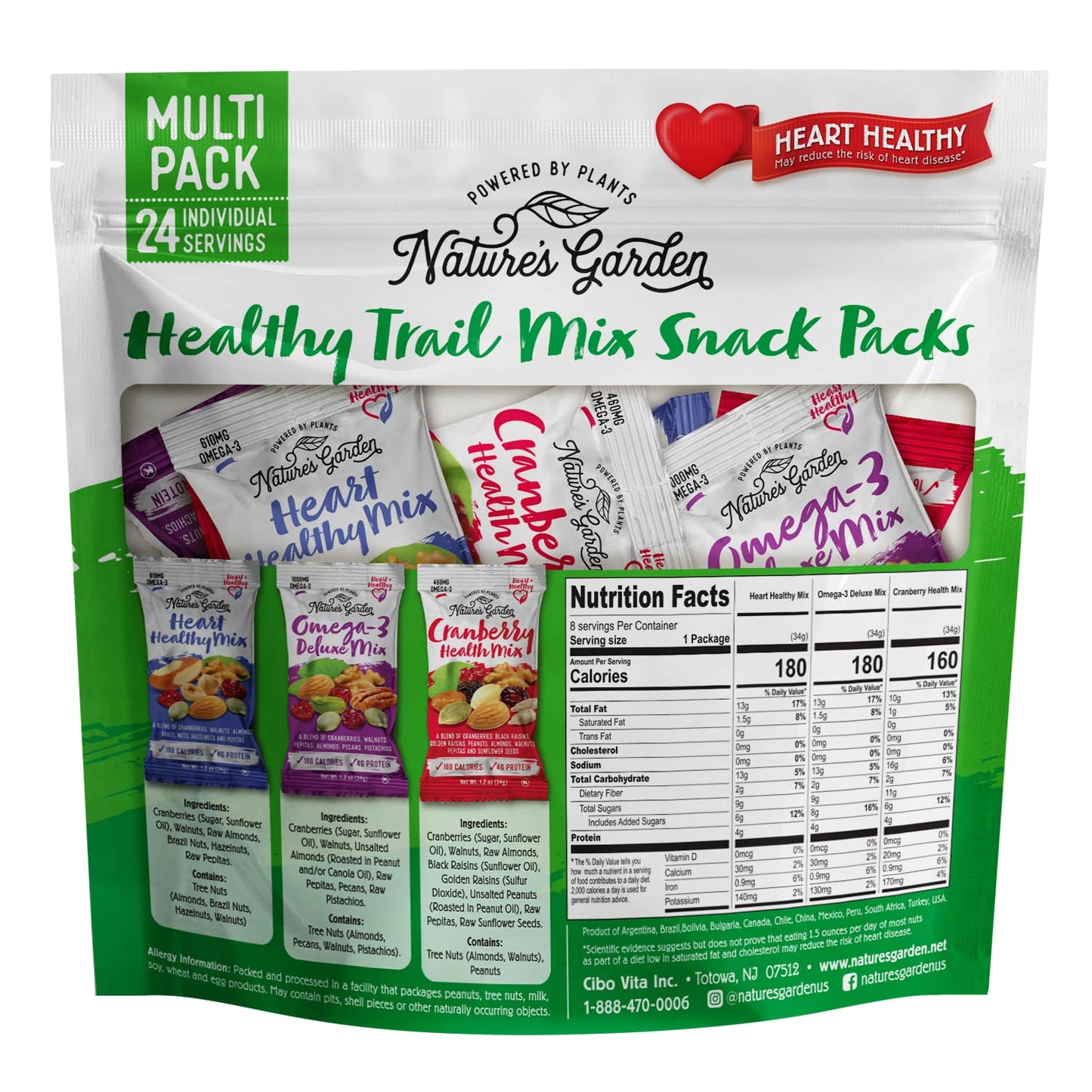Healthy Trail Mix Snack Pack - 28.8 Oz