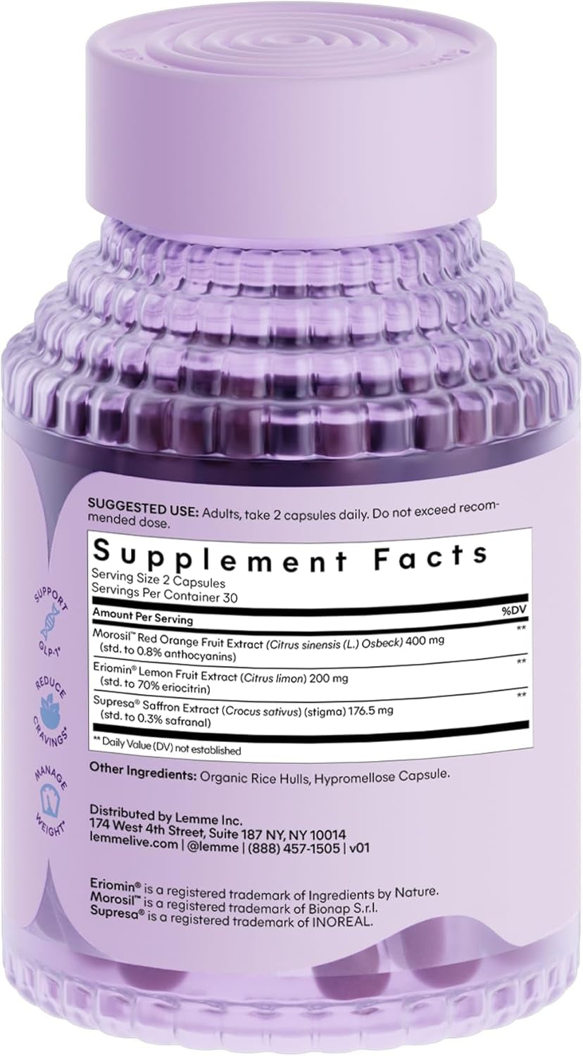 GLP-1 Daily, Reduce Hunger & Cravings, Boost GLP-1 Production, Support Fat Loss and Weight Management with Clinically Studied Ingredients, 1 Month Supply (60 Capsules)