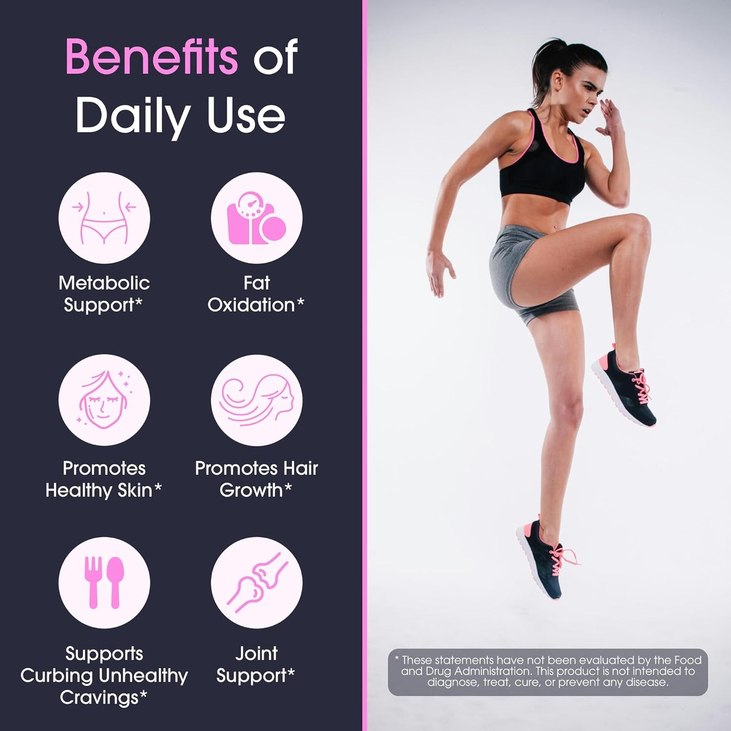 Burn Elite | Supports Metabolism Boost, Energy, and Focus | Supplement with Collagen and Green Tea | Supports Healthy Hair, Skin, Nails, and Joints | 60 Capsules, 30 Servings