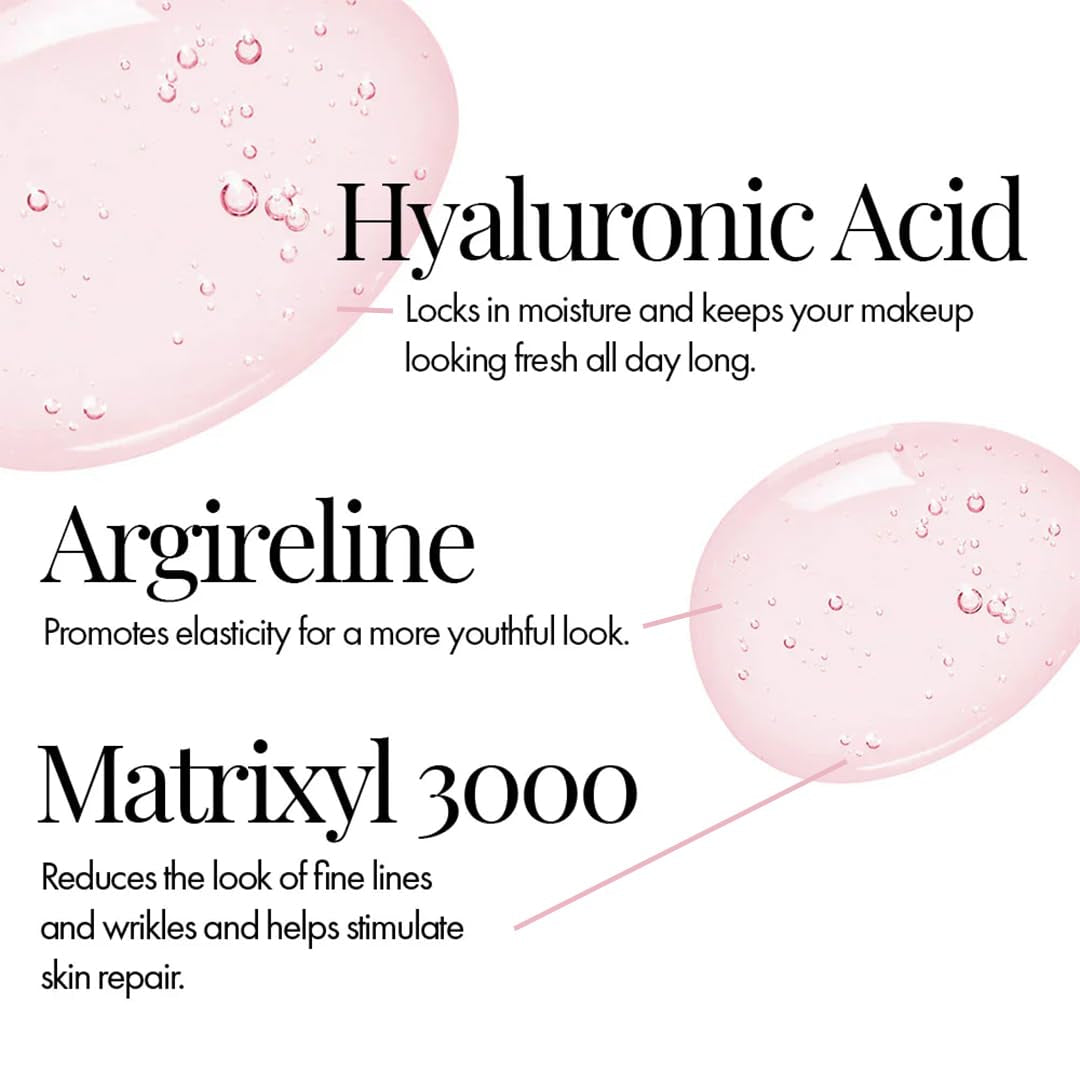 Magicminerals Airbrush Foundation by – 2Pc Set with Airbrush Foundation and Kabuki Brush - Spray Makeup with Anti-Aging Ingredients for Smooth Radiant Skin - Light Medium