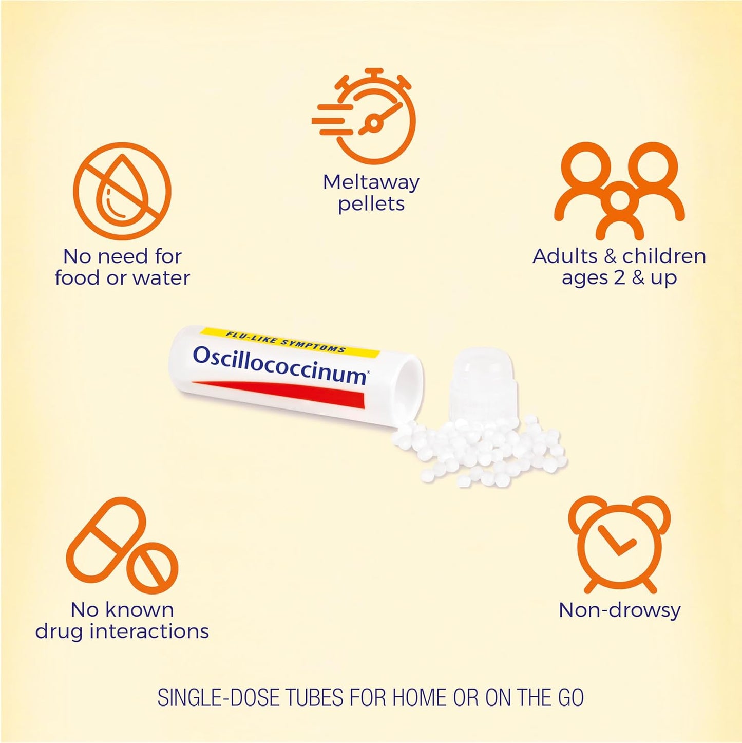 Oscillococcinum for Relief from Flu-Like Symptoms of Body Aches, Headache, Fever, Chills, and Fatigue - 30 Count