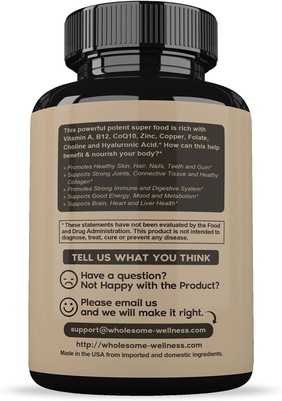 Grass Fed Desiccated Beef Liver Capsules (180 Pills, 750Mg Each) - Natural Iron, Vitamin A, B12 for Energy - Humanely Pasture Raised Undefatted in New Zealand without Hormones or Chemicals