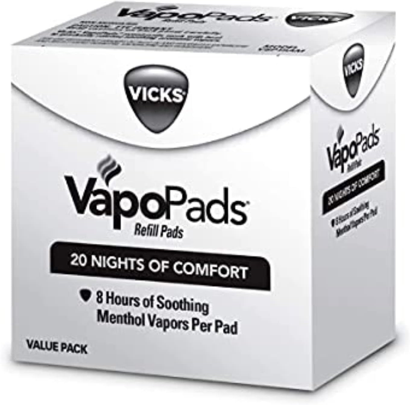 Vapopads, 20 Count – Vapopads, 20 Count Refill Scent Pads – Soothing Menthol Vapor Pads for Humidifiers, Vaporizers, Waterless Vaporizers, and Plug-Ins, FSA and HSA Eligible