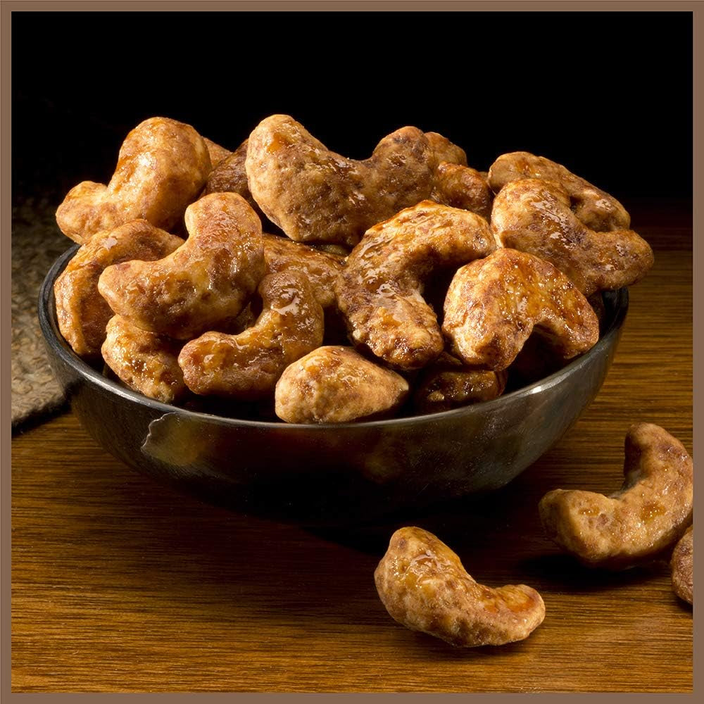 Sweet Brown Butter Cashews, 3.5 Ounces Resealable Bag, Gluten Free, Vegetarian