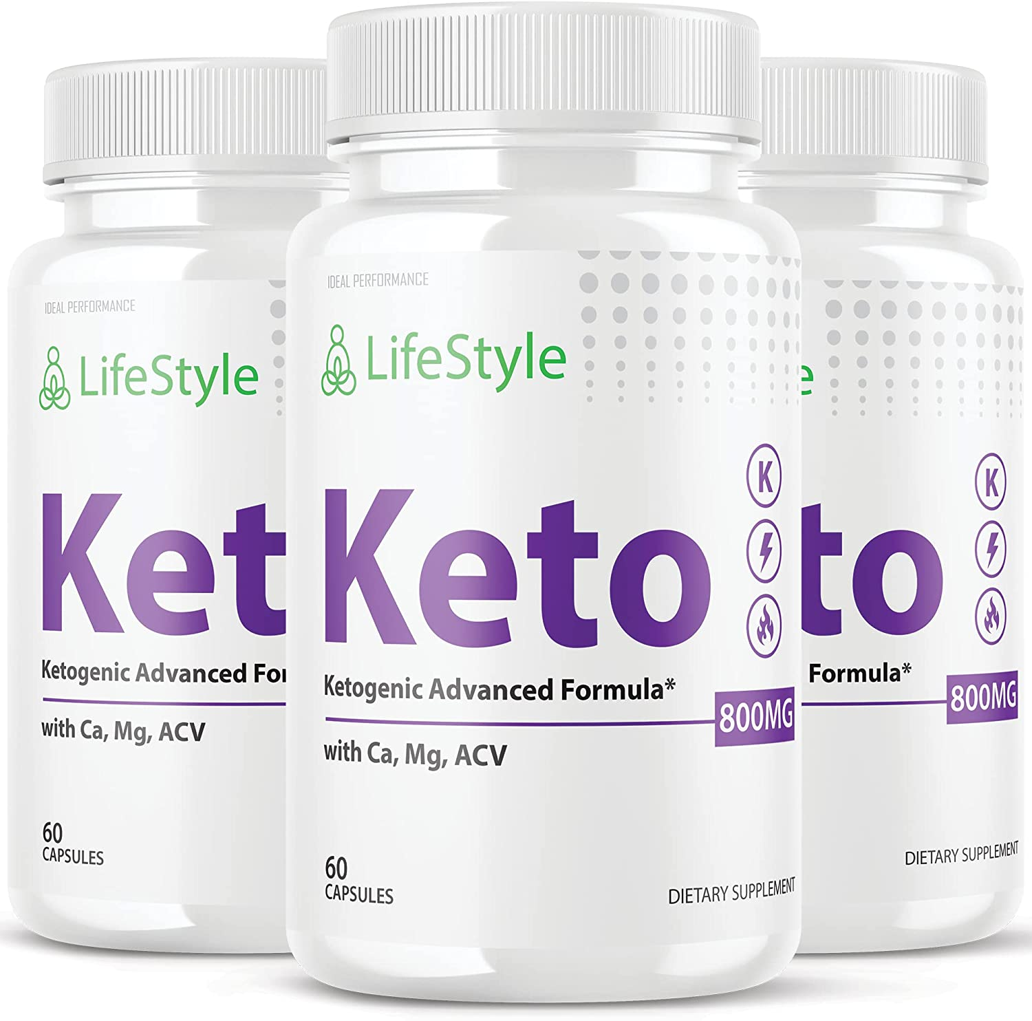 (3 Pack) Lifestyle Keto Life Style Max Shark Pills Tank Ketogenic Supplement (180 Capsules)