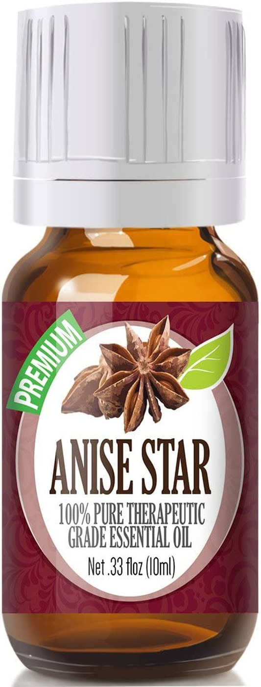 10Ml Oils - Anise Star Essential Oil - 0.33 Fluid Ounces