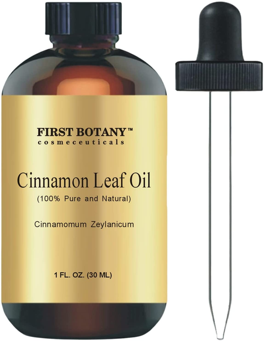 100% Pure Cinnamon Essential Oil - Premium Cinnamon Oil for Aromatherapy, Massage, Topical & Household Uses - 1 Fl Oz (Cinnamon)