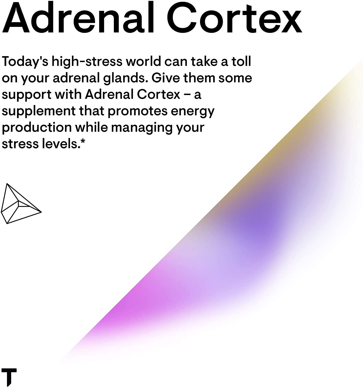 - Adrenal Cortex - Adrenal Support Supplements for Cortisol Management Support - Help Support Healthy Adrenal Function for Women & Men - 60 Capsules