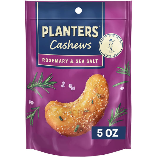 Cashews Rosemary & Sea Salt, Party Snacks, 5 Oz Bag