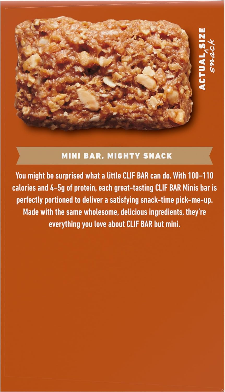 Minis - Crunchy Peanut Butter - Made with Organic Oats - 5G Protein - Non-Gmo - Plant Based - Snack-Size Energy Bars - 0.99 Oz. (20 Pack)