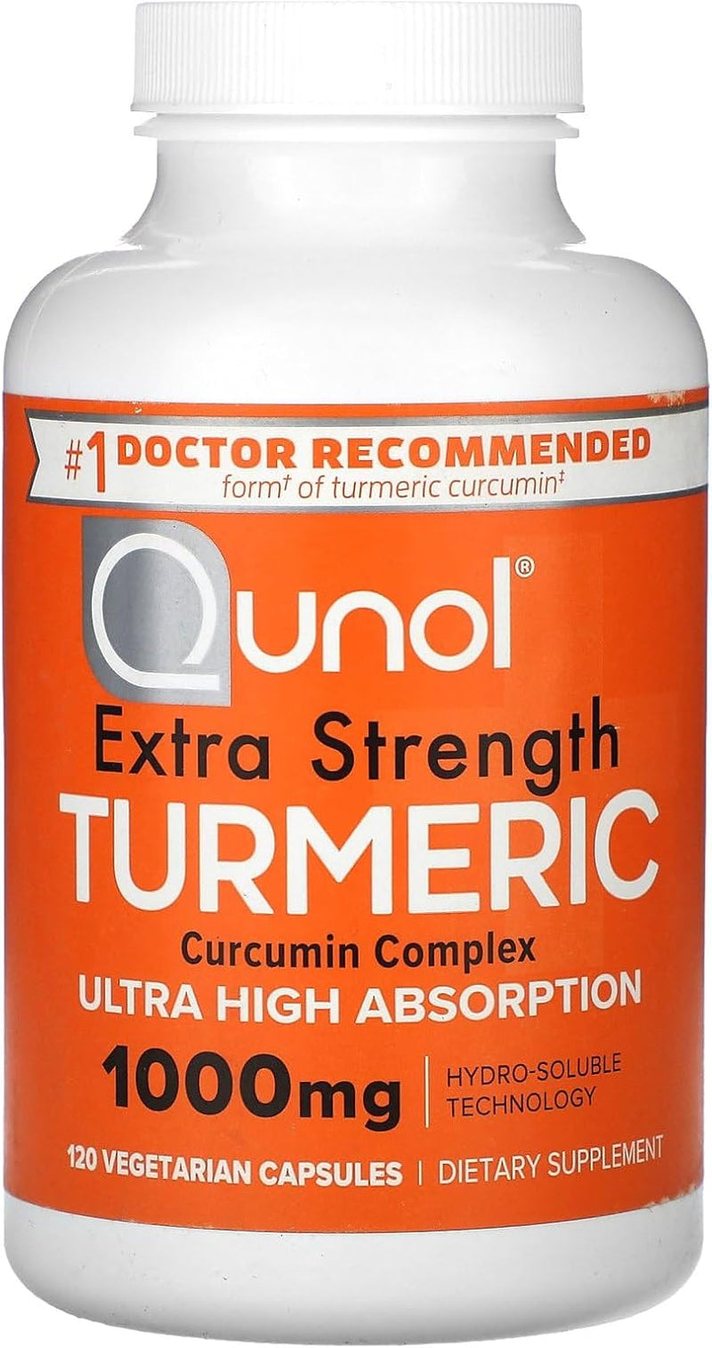 Turmeric Curcumin Supplement, Turmeric 1000Mg with Ultra High Absorption, Joint Support Supplement, Extra Strength Turmeric Capsules, 2 Month Supply, 120 Count (Pack of 1)