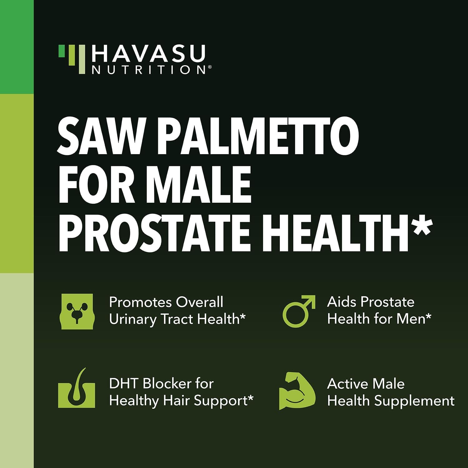 Saw Palmetto for Men Prostate Supplement - Prostate Support Supplement for Men'S Health - Potent Saw Palmetto for DHT, Urinary and Prostate Health - over 3 Month Supply Saw Palmetto Supplement