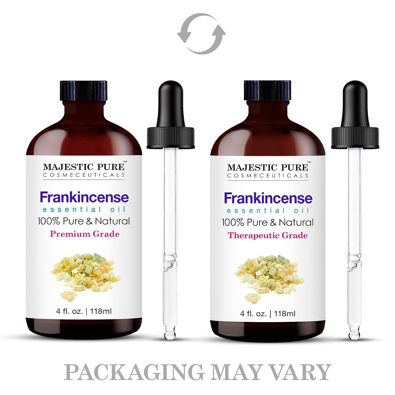 Frankincense Essential Oil | 100% Pure and Natural Frankincense Oil | Premium Grade Essential Oils for Hair Care, Home Diffusers, Skin, Aromatherapy, Massage and Humidifiers | 4 Fl Oz