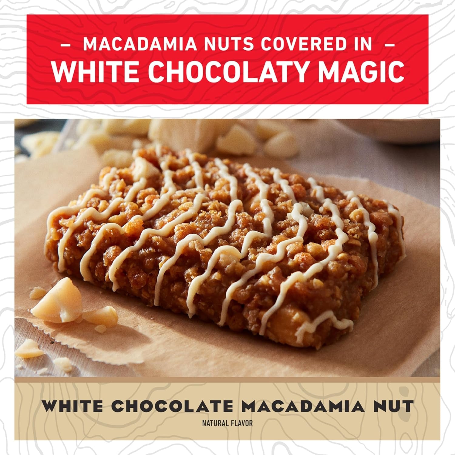 - White Chocolate Macadamia Nut Flavor - Made with Organic Oats - 9G Protein - Non-Gmo - Plant Based - Energy Bars - 2.4 Oz. (15 Pack)