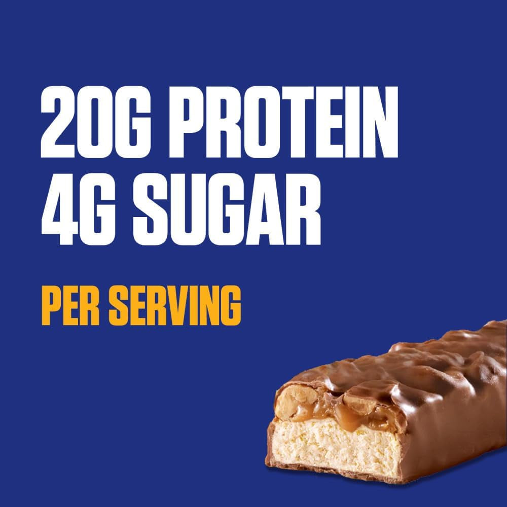 Peanut & Caramel Hi Protein Bar, 24.12 Oz, 12 Ct Box