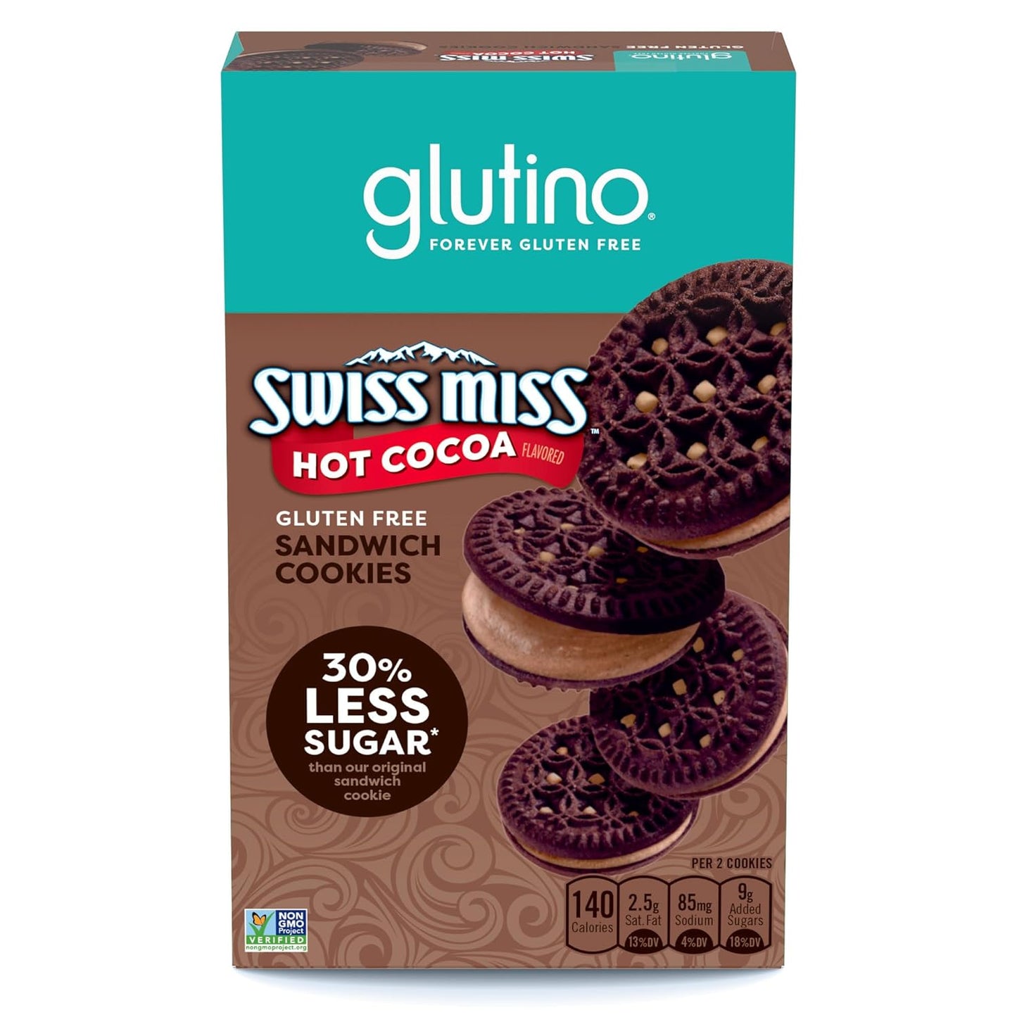 Swiss Miss Gluten Free Hot Cocoa Flavored Sandwich Cookies, Gluten Free Snacks, 10.5 Oz.