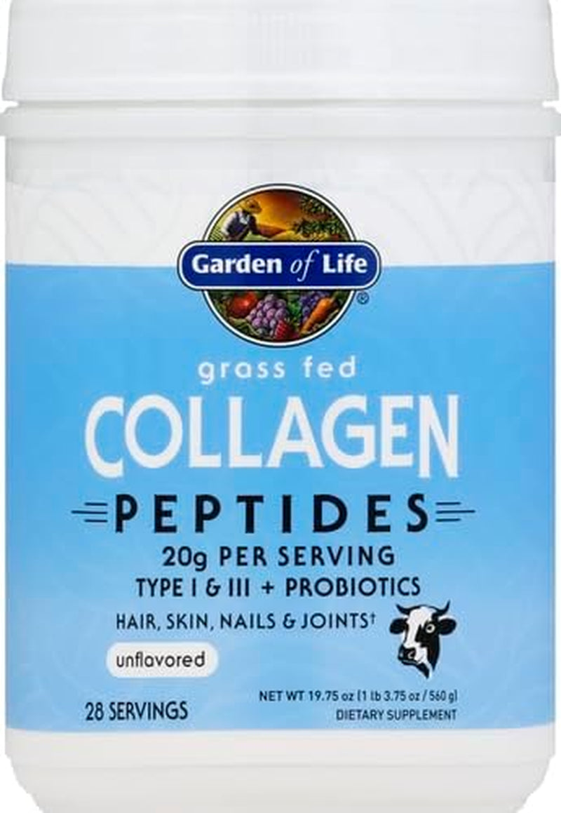 Grass Fed Collagen Peptides Powder – Unflavored Collagen Powder for Women Men Hair Skin Nails Joints, Hydrolyzed Collagen Protein Supplements, Post Workout, Paleo & Keto, 28 Servings