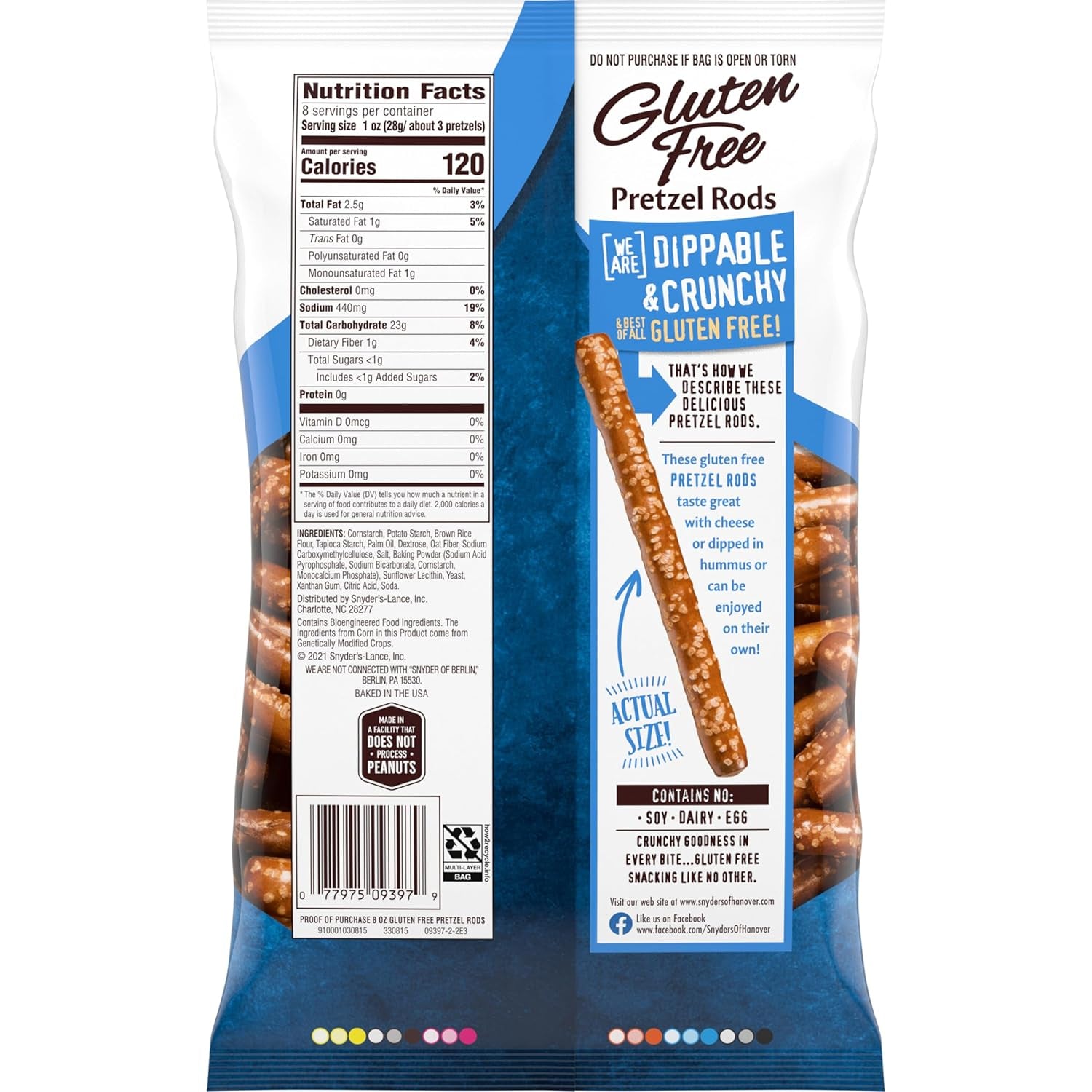 , Gluten Free Pretzels, 8 Oz