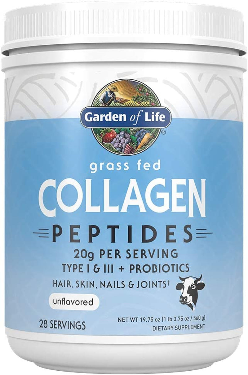 Grass Fed Collagen Peptides Powder – Unflavored Collagen Powder for Women Men Hair Skin Nails Joints, Hydrolyzed Collagen Protein Supplements, Post Workout, Paleo & Keto, 28 Servings