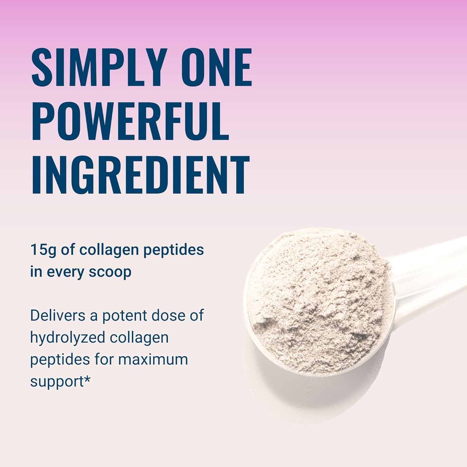 Collagen Peptides Powder - Naturally-Sourced Hydrolyzed Collagen Powder - Hair, Skin, Nail, and Joint Support - Type I & III Grass-Fed Collagen Supplements for Women and Men - 16Oz