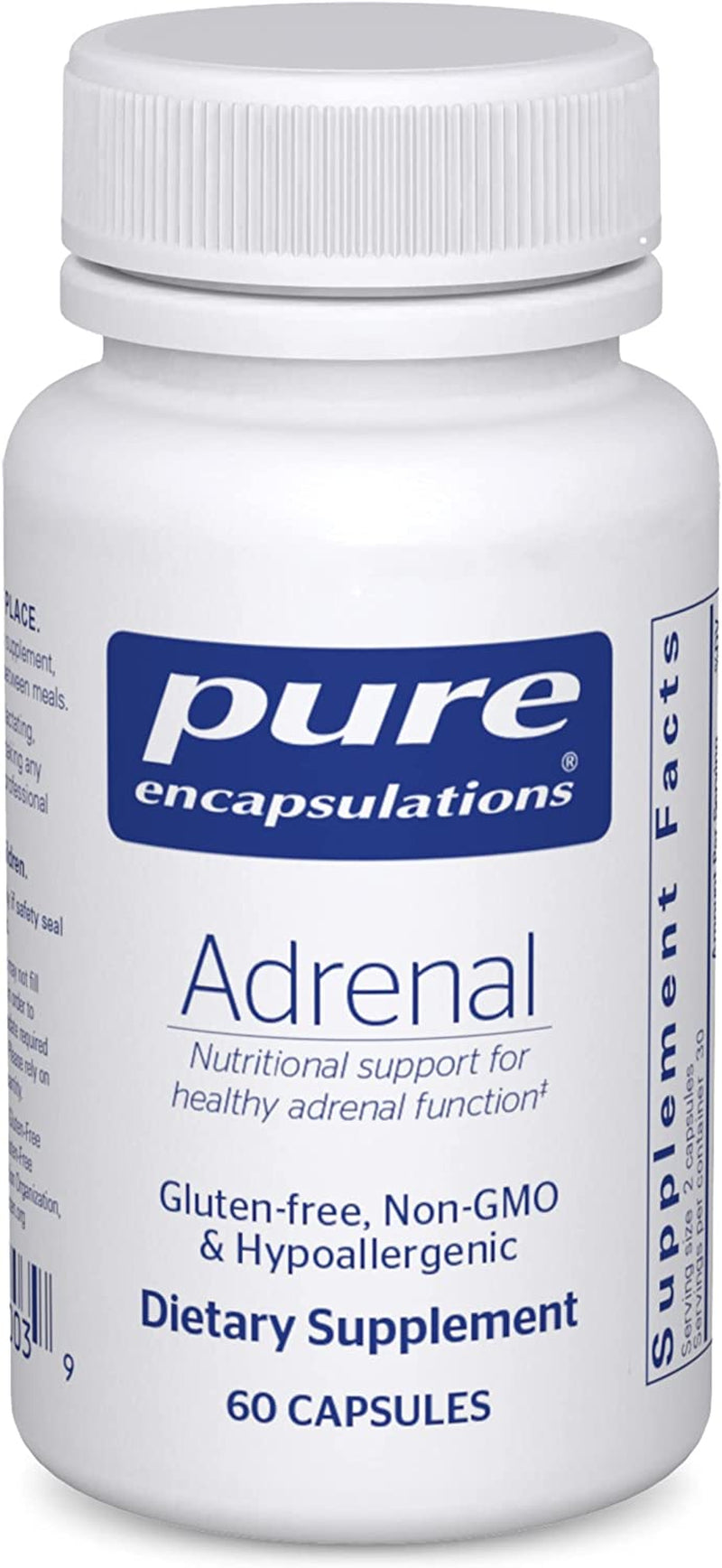 Adrenal | Supplement to Support Healthy Cortisol Levels, Fatigue, Stress Moderation, and Adrenal Gland Function* | 60 Capsules