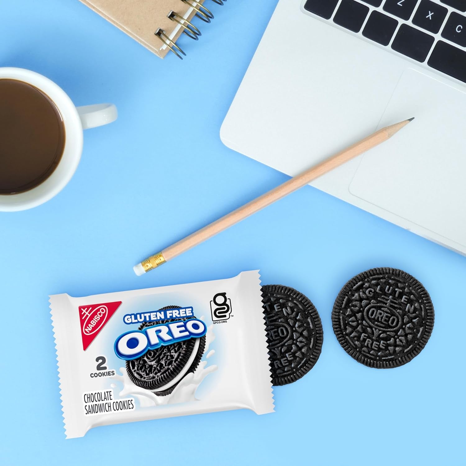 Gluten Free Original & Double Stuf Chocolate Sandwich Cookies Variety Pack, Gluten Free Cookies, 20 Snack Packs (2 Cookies per Pack)