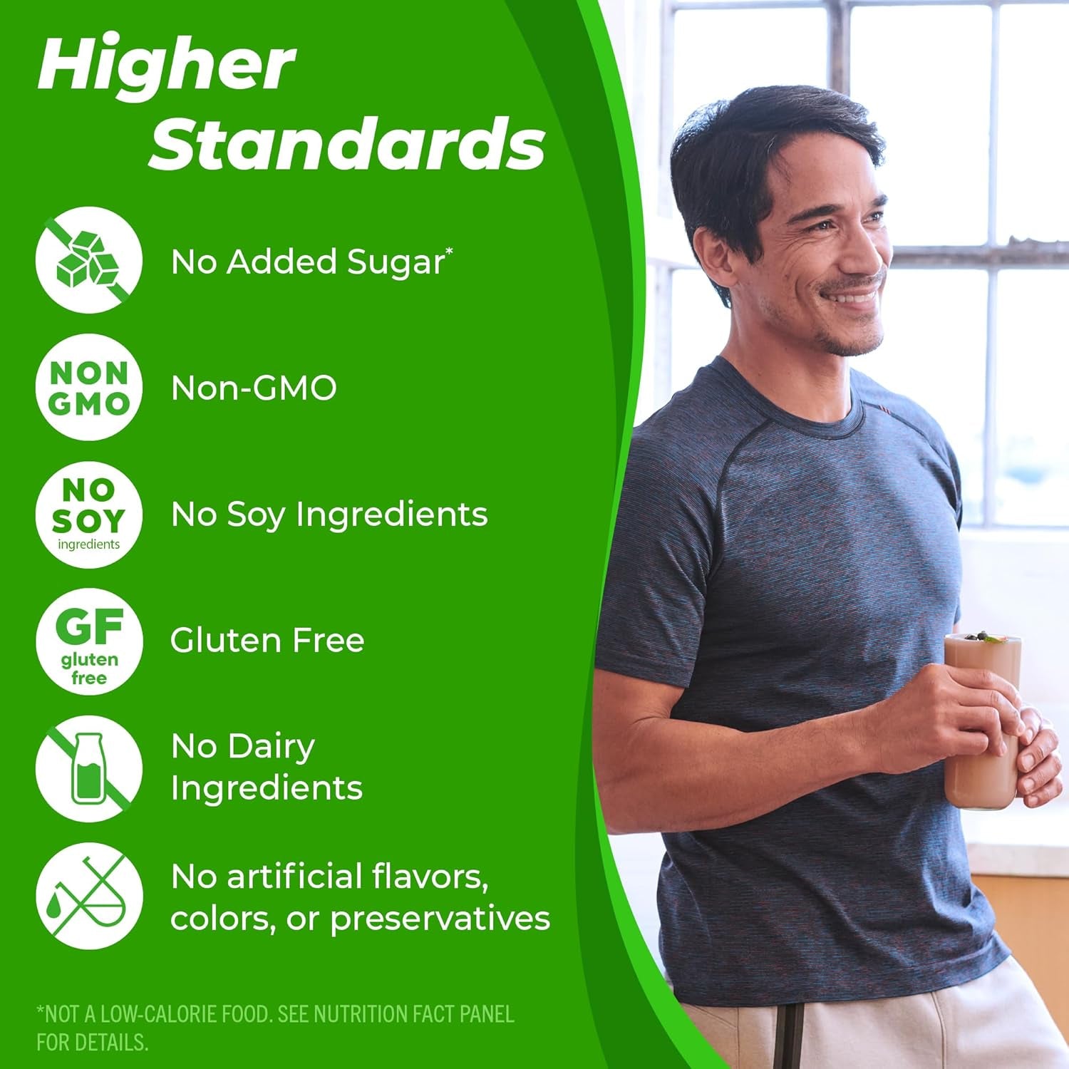Organic Vegan Protein Powder, Vanilla Bean - 21G Plant Protein, 6G Prebiotic Fiber, No Lactose Ingredients, No Added Sugar, Non-Gmo, for Shakes & Smoothies, 2.03 Lb (Packaging May Vary)