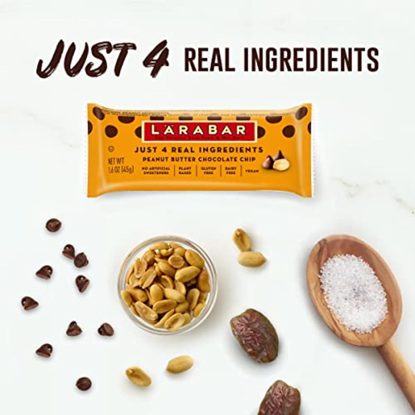 Larabar Chocolate Variety Pack, Gluten Free Vegan Fruit & Nut Bars, 18 Ct