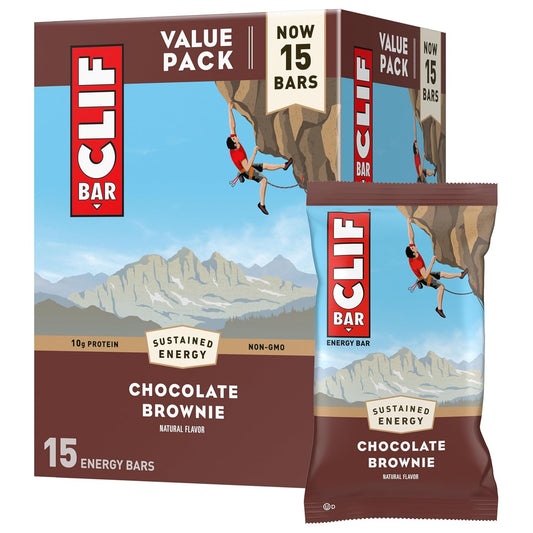 - Chocolate Brownie Flavor - Made with Organic Oats - 10G Protein - Non-Gmo - Plant Based - Energy Bars - 2.4 Oz. (15 Pack)