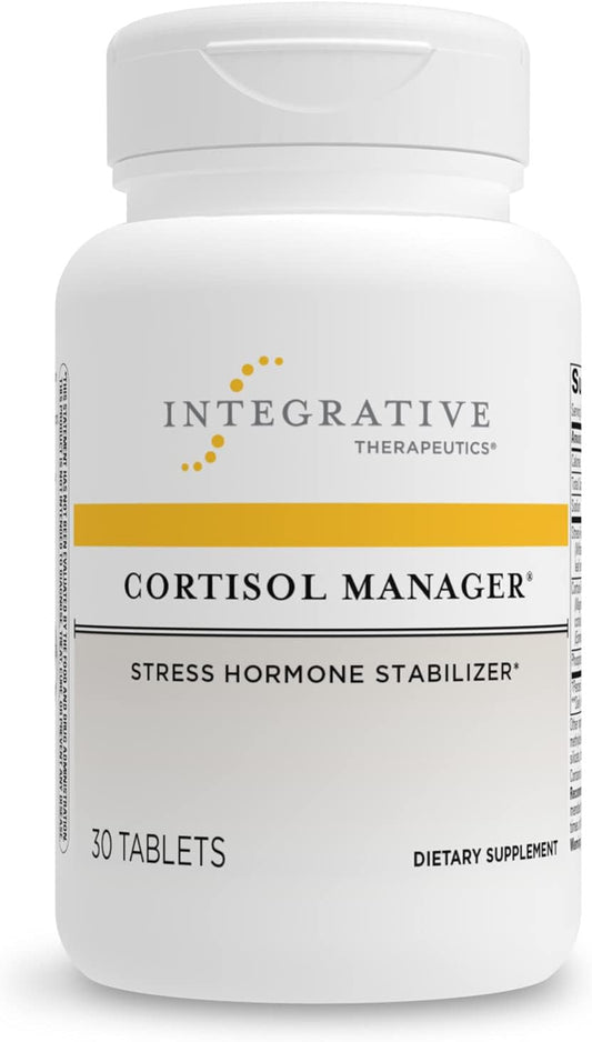 - Cortisol Manager - Supplement with Ashwagandha and L-Theanine - Supports Relaxation & Calm* - 30 Tablets