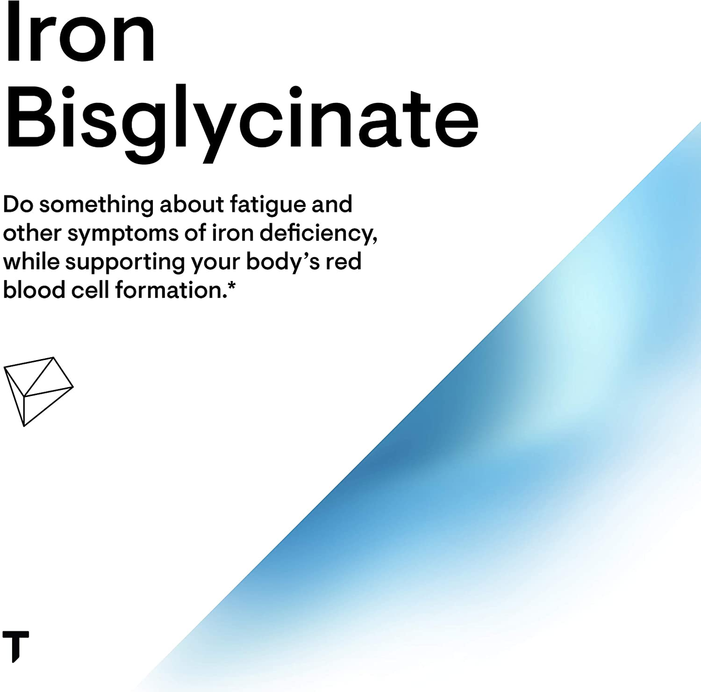 - Iron Bisglycinate - 25 Mg Iron Supplement for Enhanced Absorption without Gastrointestinal Side Effects - 60 Capsules