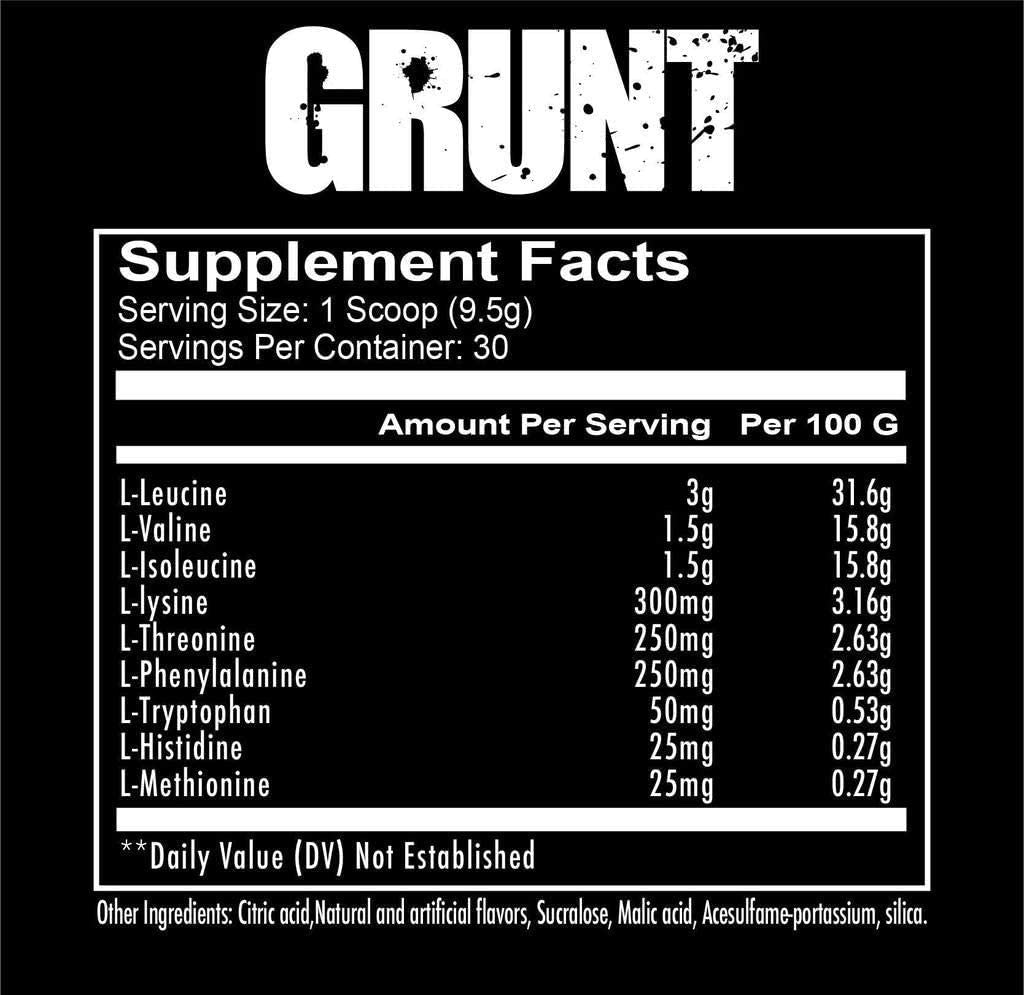 Grunt, Eaas, 30 Servings, Recover Faster, 9 Essential Amino Acids, Complete Protein Source (Cherry Lime)