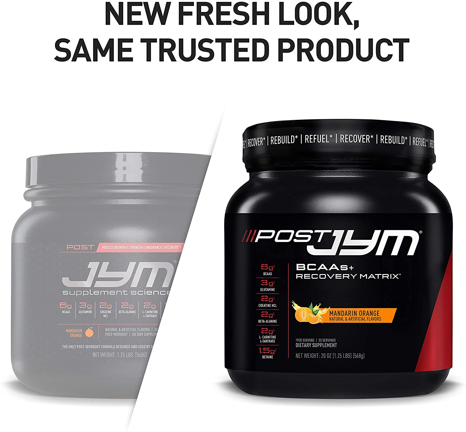 Post JYM Active Matrix - Post-Workout with Bcaa'S, Glutamine, Creatine HCL, Beta-Alanine, and More |  | Natural Lemon Lime Flavor, 30 Servings,1.25 Pound