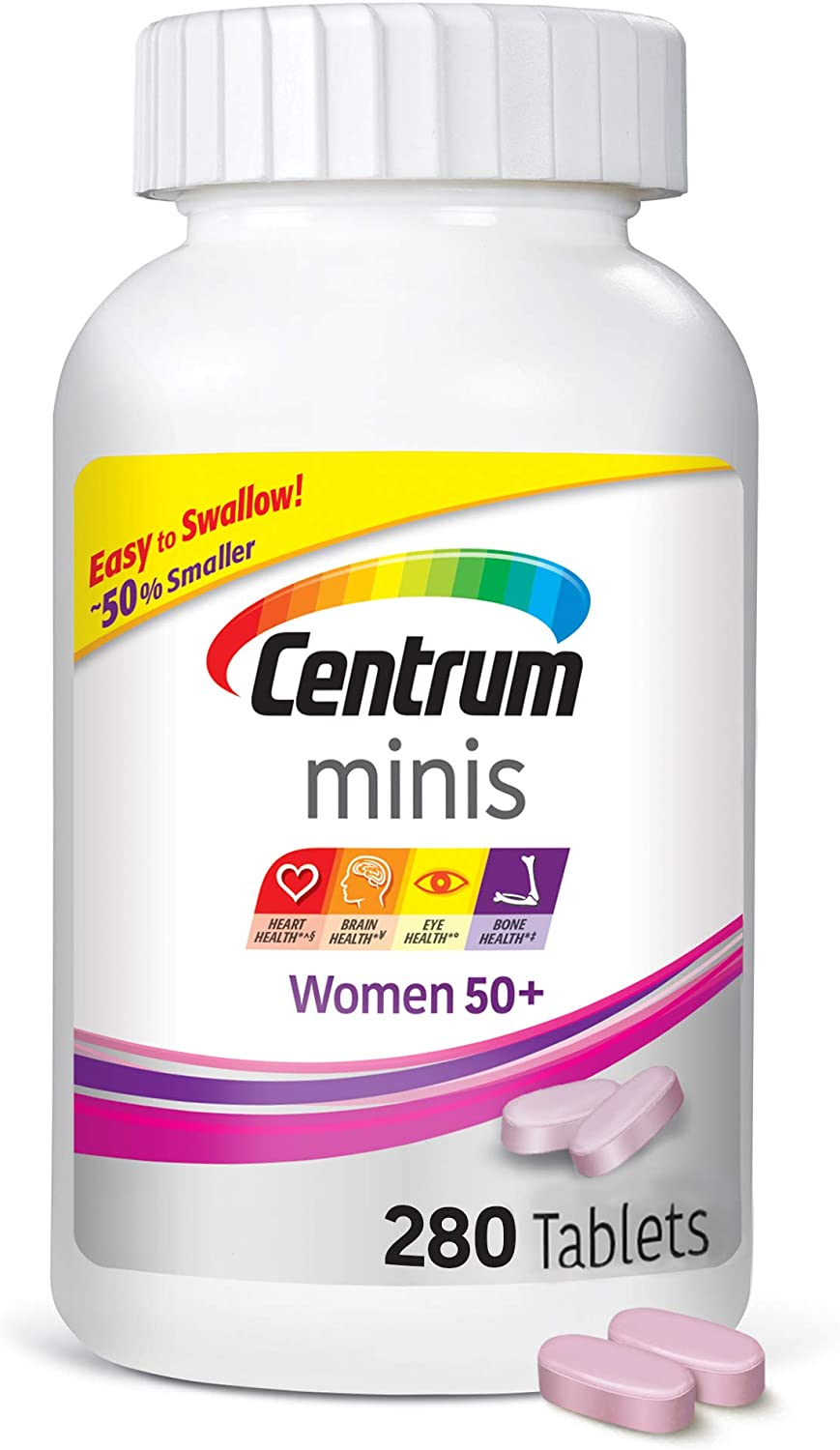 Minis Women 50+ (280 Count) Multivitamin/Multimineral Supplement Tablets