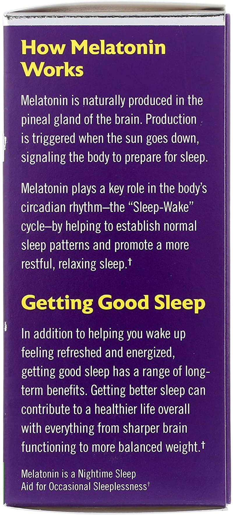 Melatonin Advanced Sleep Tablets with Vitamin B6, Helps You Fall Asleep Faster, Stay Asleep Longer, 2-Layer Controlled Release, 100% Drug-Free, 10Mg, 60 Count