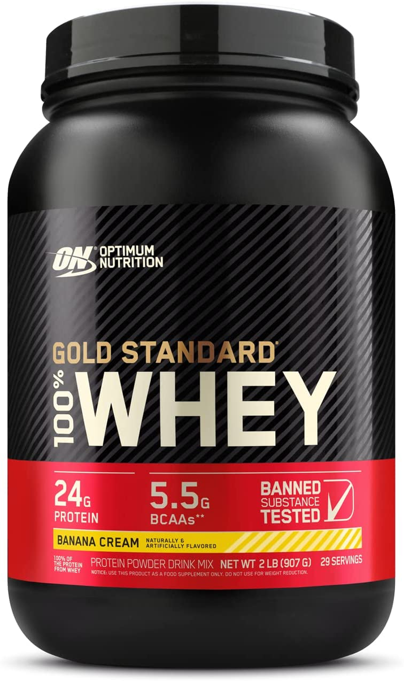 Gold Standard 100% Protein Powder, 2 Pound (Packaging May Vary) Whey Banana Cream