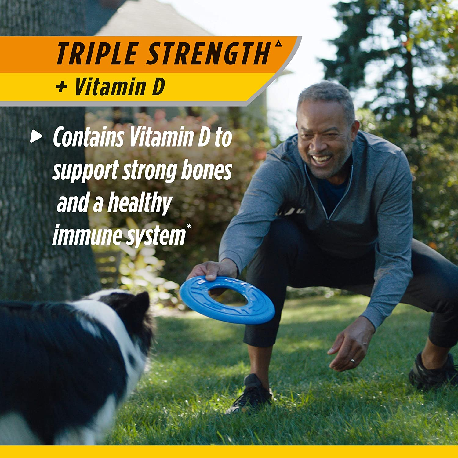 Triple Strength(5) with Vitamin D Glucosamine Chondroitin Joint Health Supplement, Coated Tablets, 80 Count