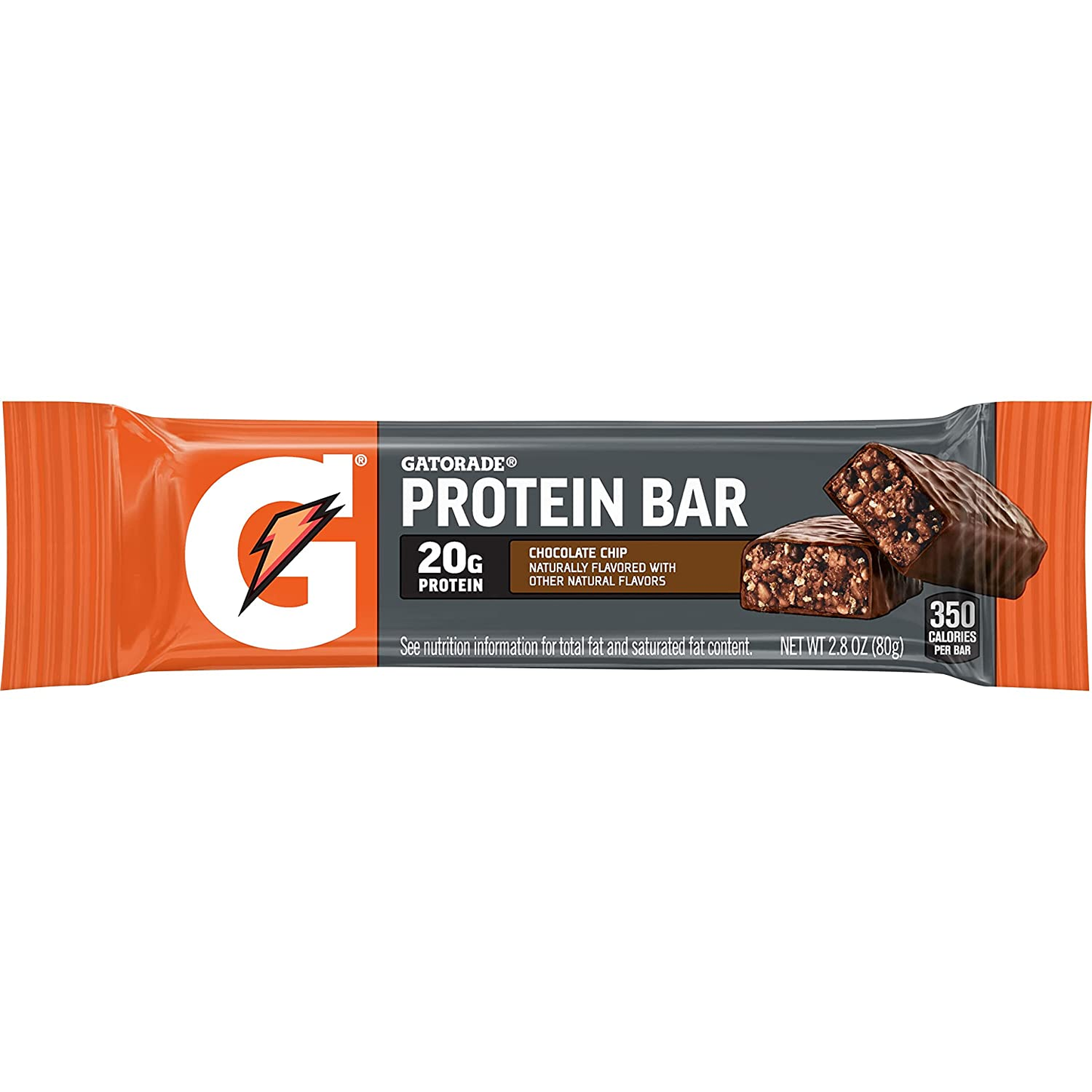 Whey Protein Recover Bars, Chocolate Chip, 2.8 Ounce Bars (12 Count)