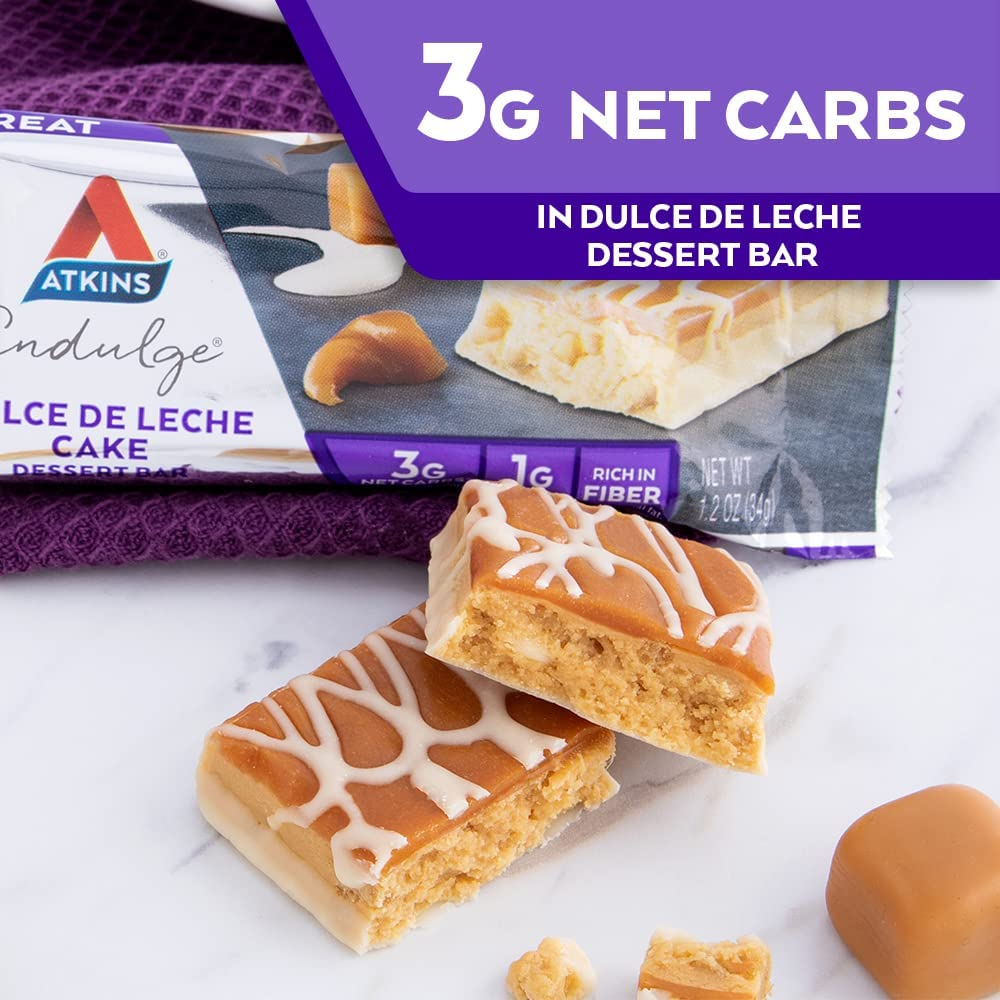 Endulge Treat Dessert Bar Dulce De Leche Cake, 5 Count