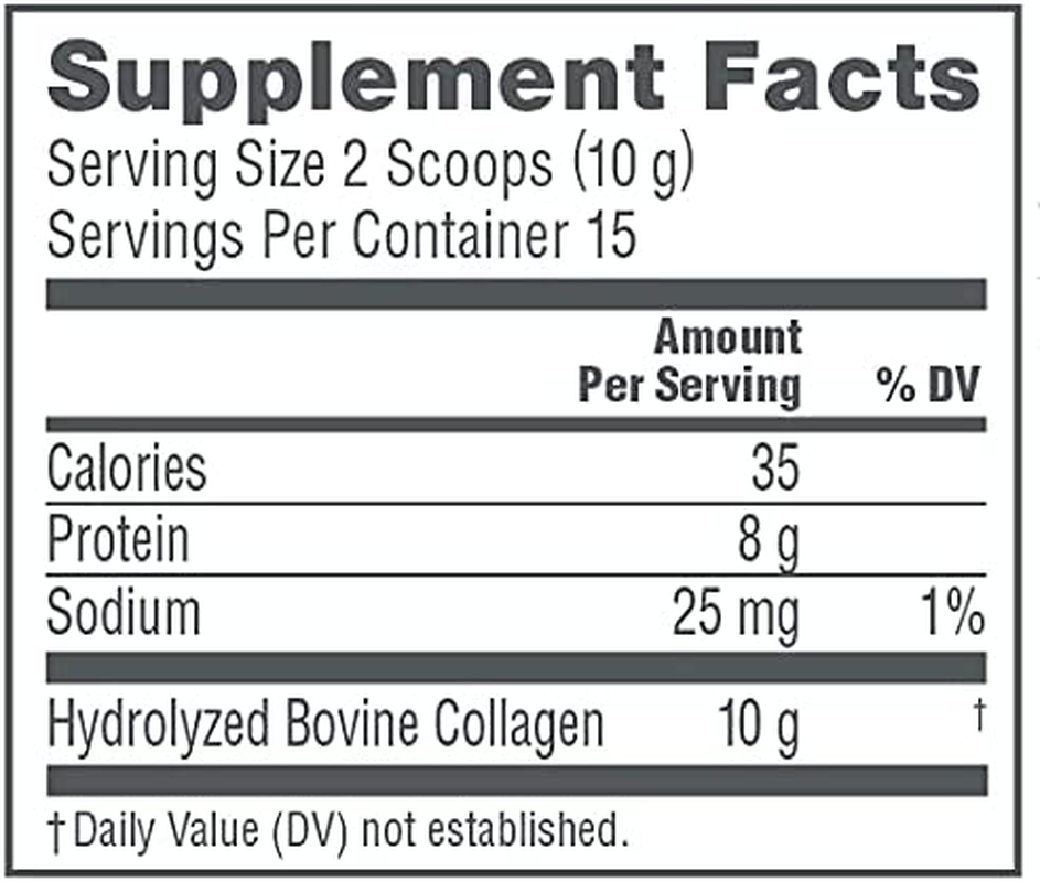 Super Collagen Peptides Powder, Unflavored, 15 Servings, Package May Vary, White, 5.3 Oz