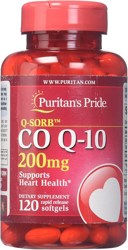 Q-Sorb Coq10 200Mg Supports Heart Health,120 Softgels by