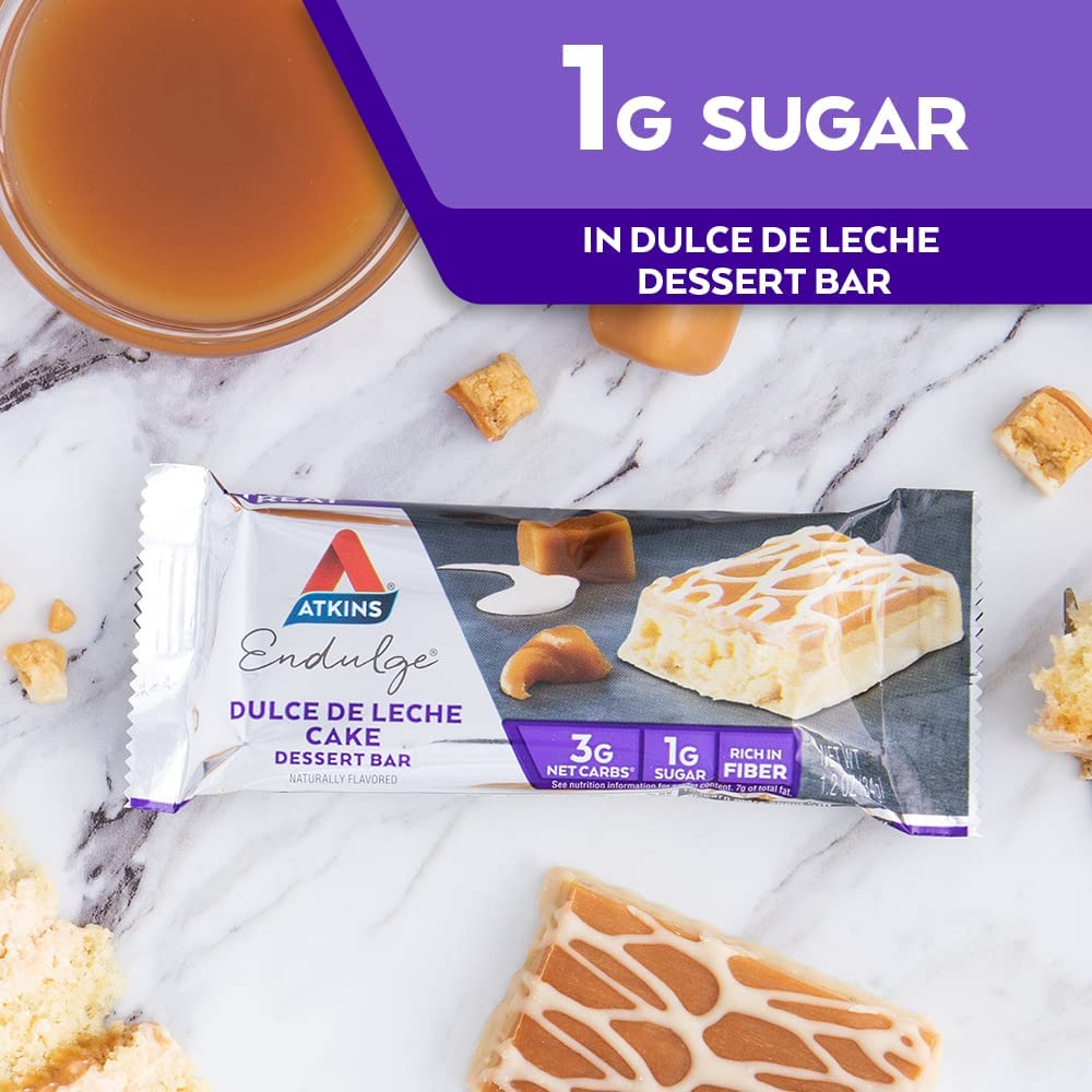 Endulge Treat Dessert Bar Dulce De Leche Cake, 5 Count