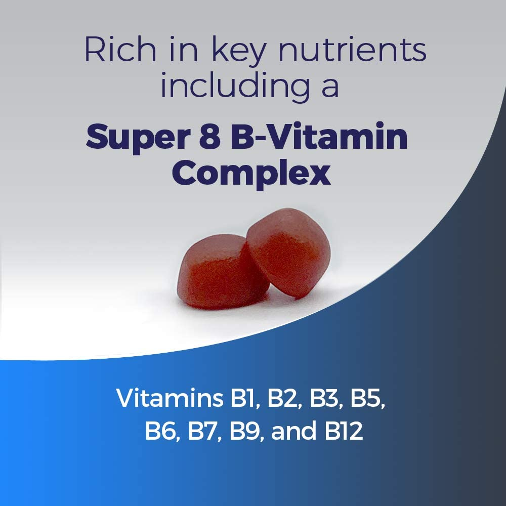 Men’S 50+ Gummies Advanced Multivitamin with Brain Support, Super 8 B Vitamin Complex, 110 Count