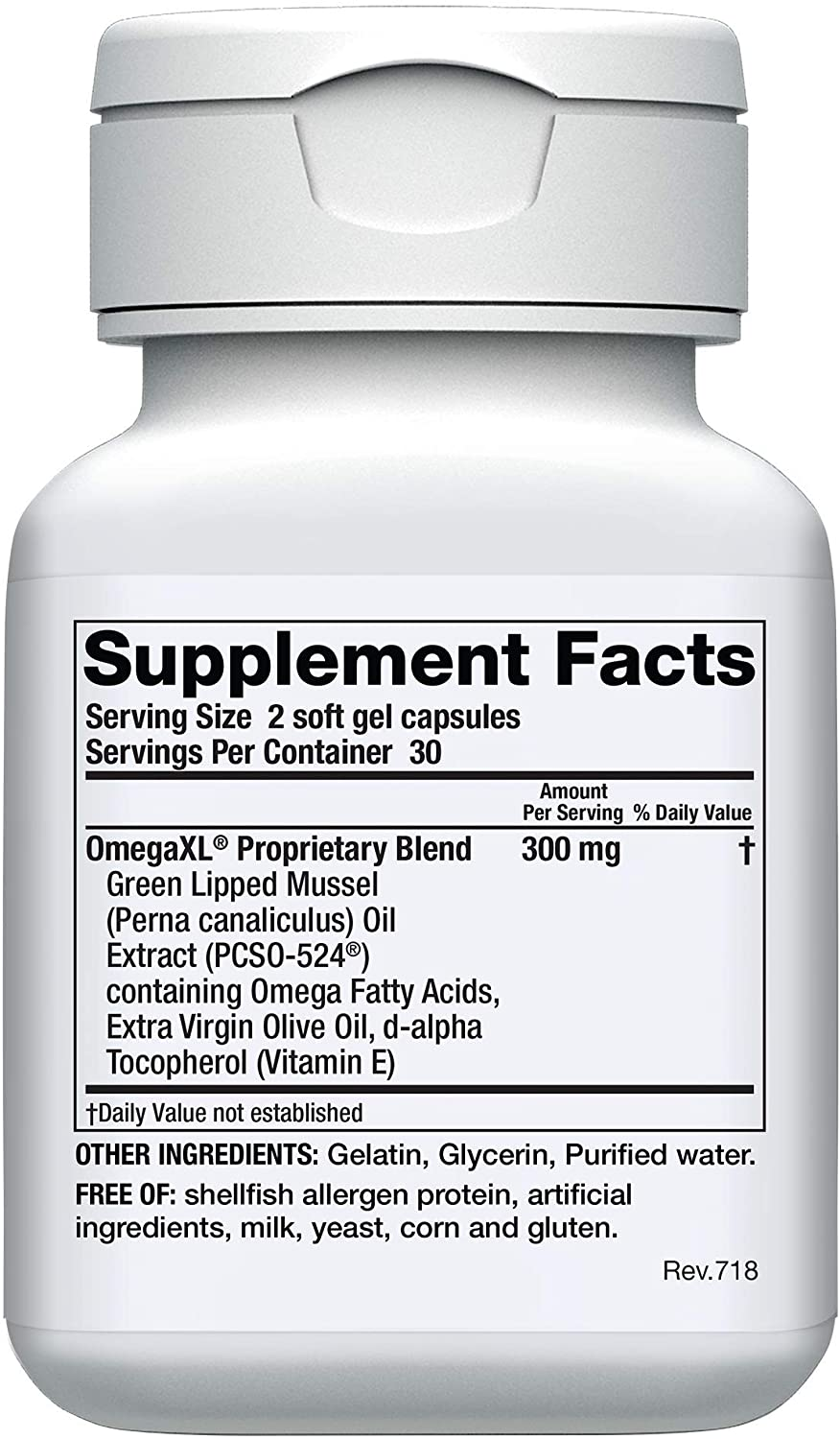 Support for Joint & Muscle Health, Mobility & Joint Pain Relief - 30+ Fatty Acids Green-Lipped Mussels No Fishy Aftertaste - 60 Softgels