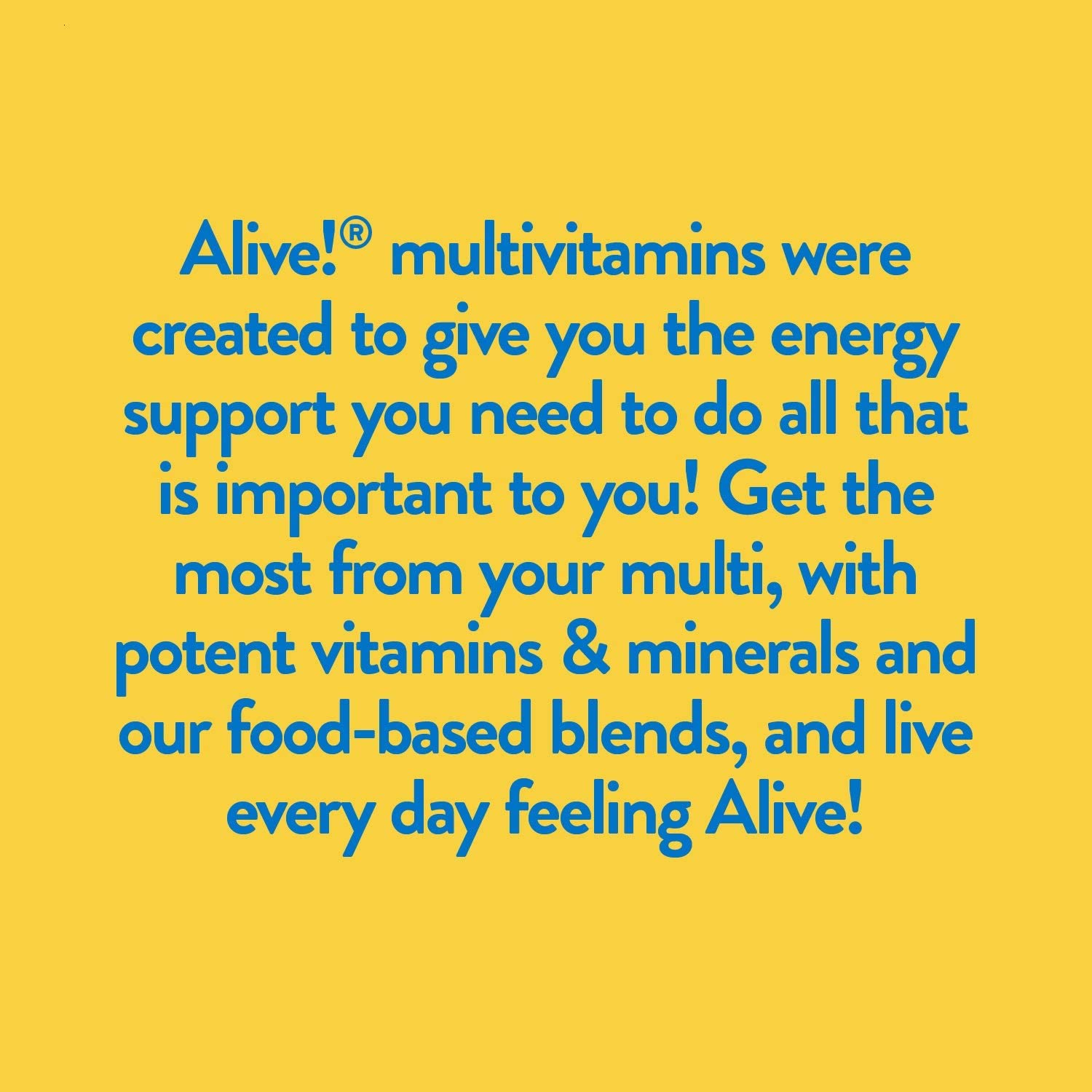 Alive! Men'S Ultra Complete Multivitamin, High Potency B-Vitamins, Energy Metabolism, 60 Tablets