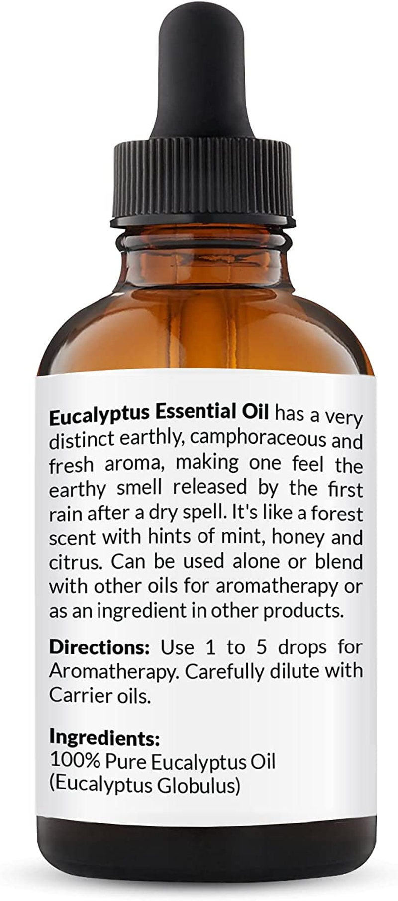 Naturobliss 100% Pure Natural Undiluted Eucalyptus Essential Oil (4Oz) Premium Therapeutic Grade Aromatherapy